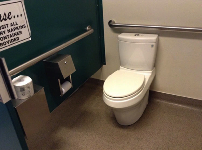 Accessible restroom in the Nature & Interpretive Center
